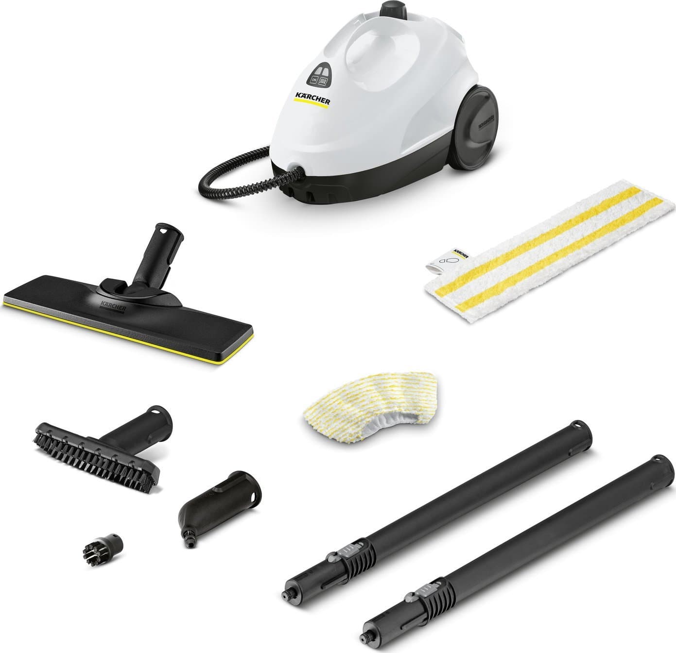 Fshesë me avull Karcher SC 2 EasyFix, e bardhë/zezë