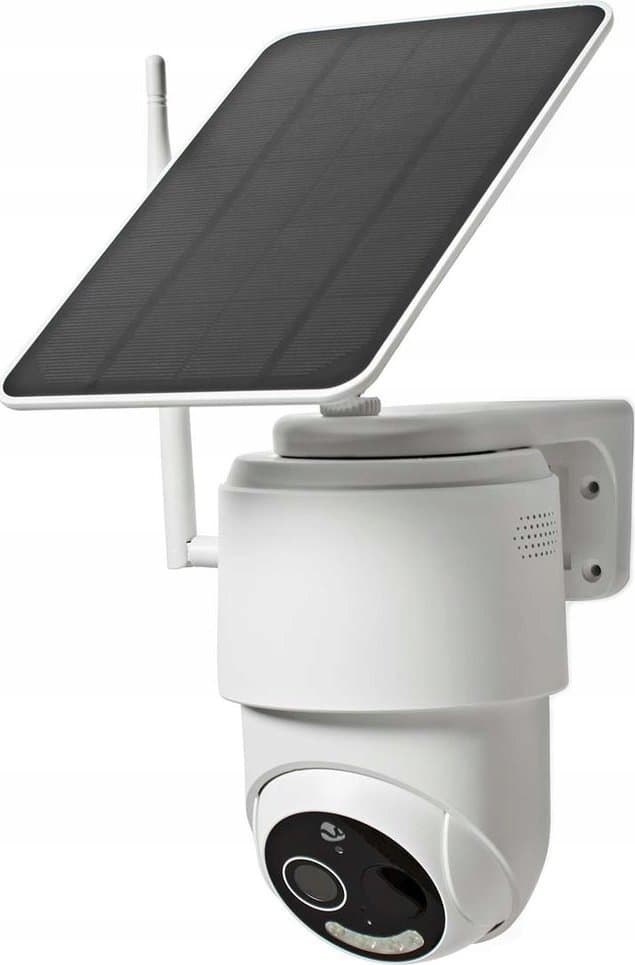 Kamerë sigurie SmartLife HD CCTV PTZ, WiFi, me panel diellor, e bardhë