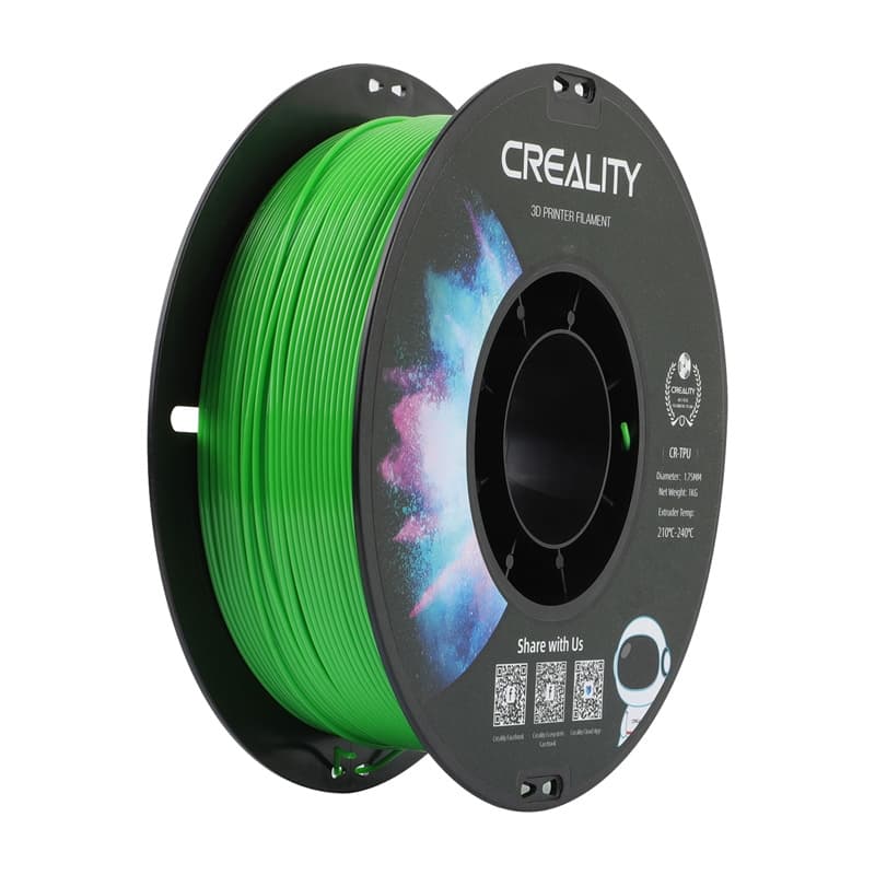 Filament 3D Creality TPU, 1.75mm, 1kg, i gjelbër