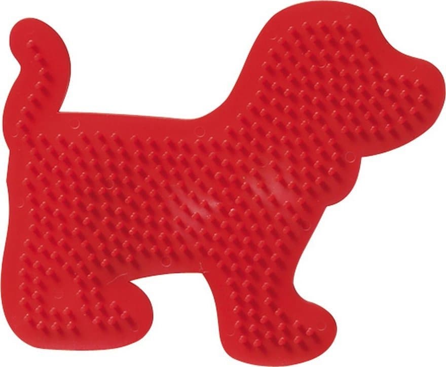 Lodër kreative SES Creative Pegboard Dog, dërrasë me rruaza, shumëngjyrëshe