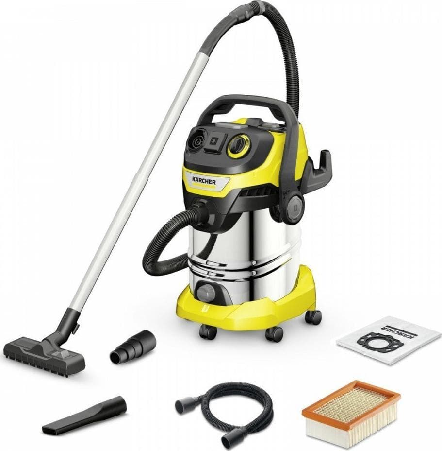 Thithëse elektrike Karcher WD 6, 1300 W, 5 L, e zezë / e argjendtë / e verdhë