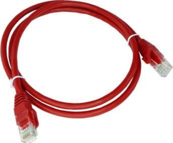 Kabllo rrjeti Alantec Patch Cord KKU5CZE0.25, U/UTP Cat5e, 0.25m, e kuqe