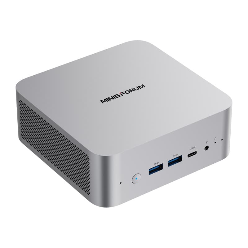 Mini PC Minisforum X1-255, AMD Ryzen 7, barebone, argjendtë