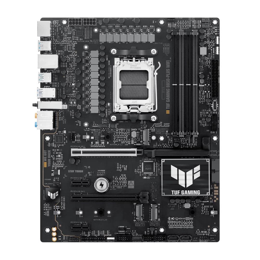 Motherboard ASUS TUF Gaming B850 Plus WIFI, AM5, DDR5, e zezë