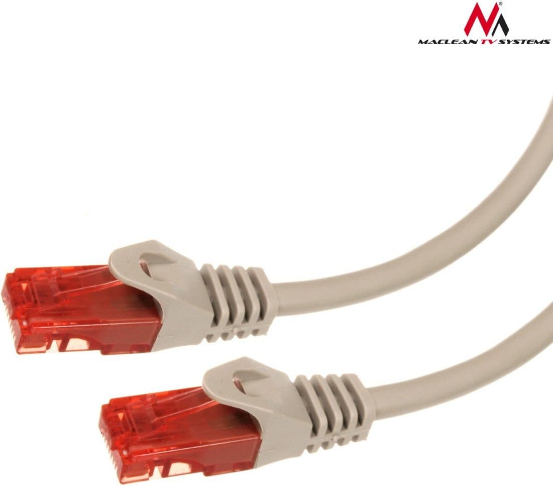 Kabllo rrjeti Maclean Patchcord, Cat6, 0.5m, e hirtë