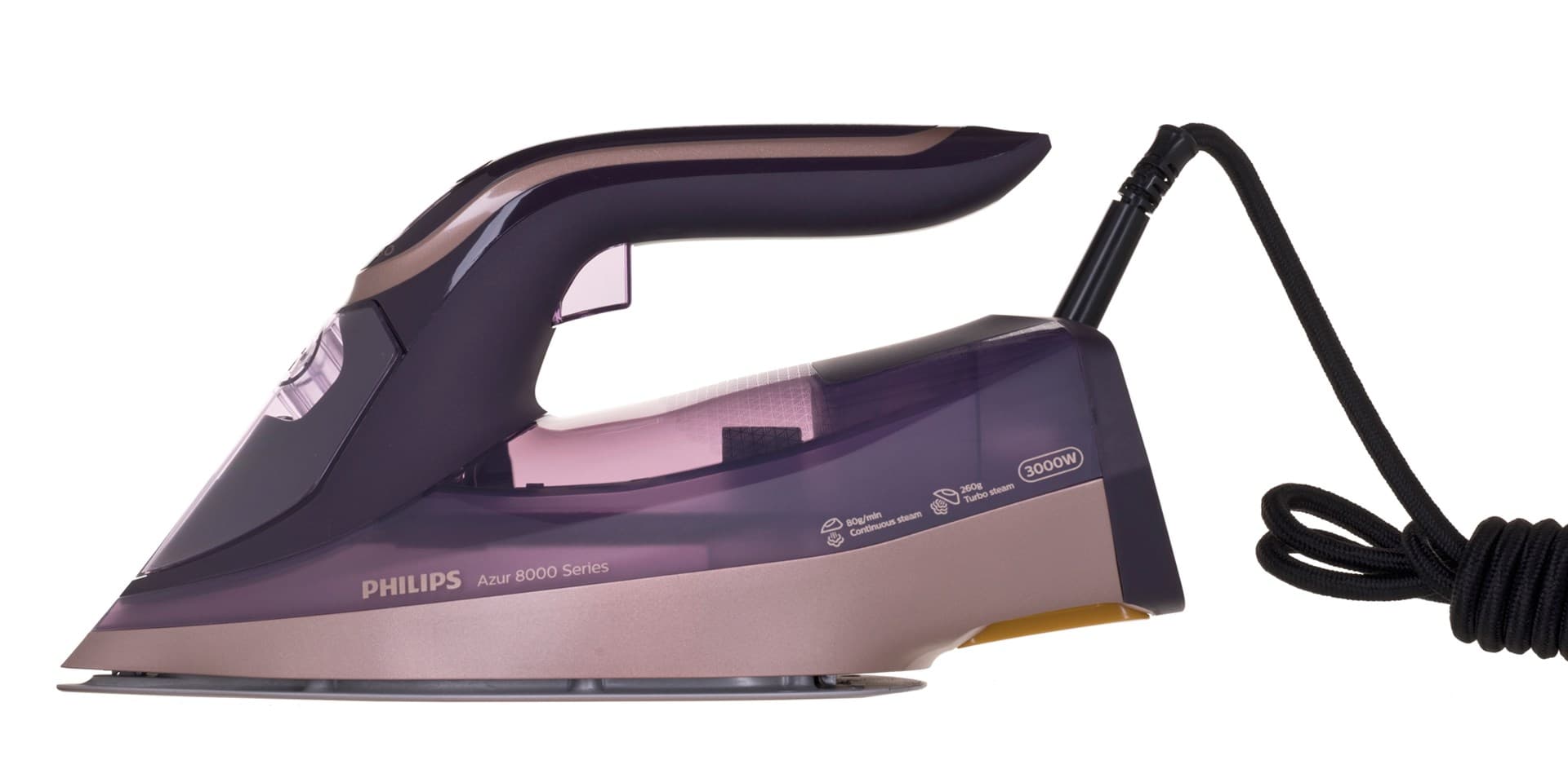 Hekur me avull Philips DST8040 30, 3000W, pllakë SteamGlide Elite, blu