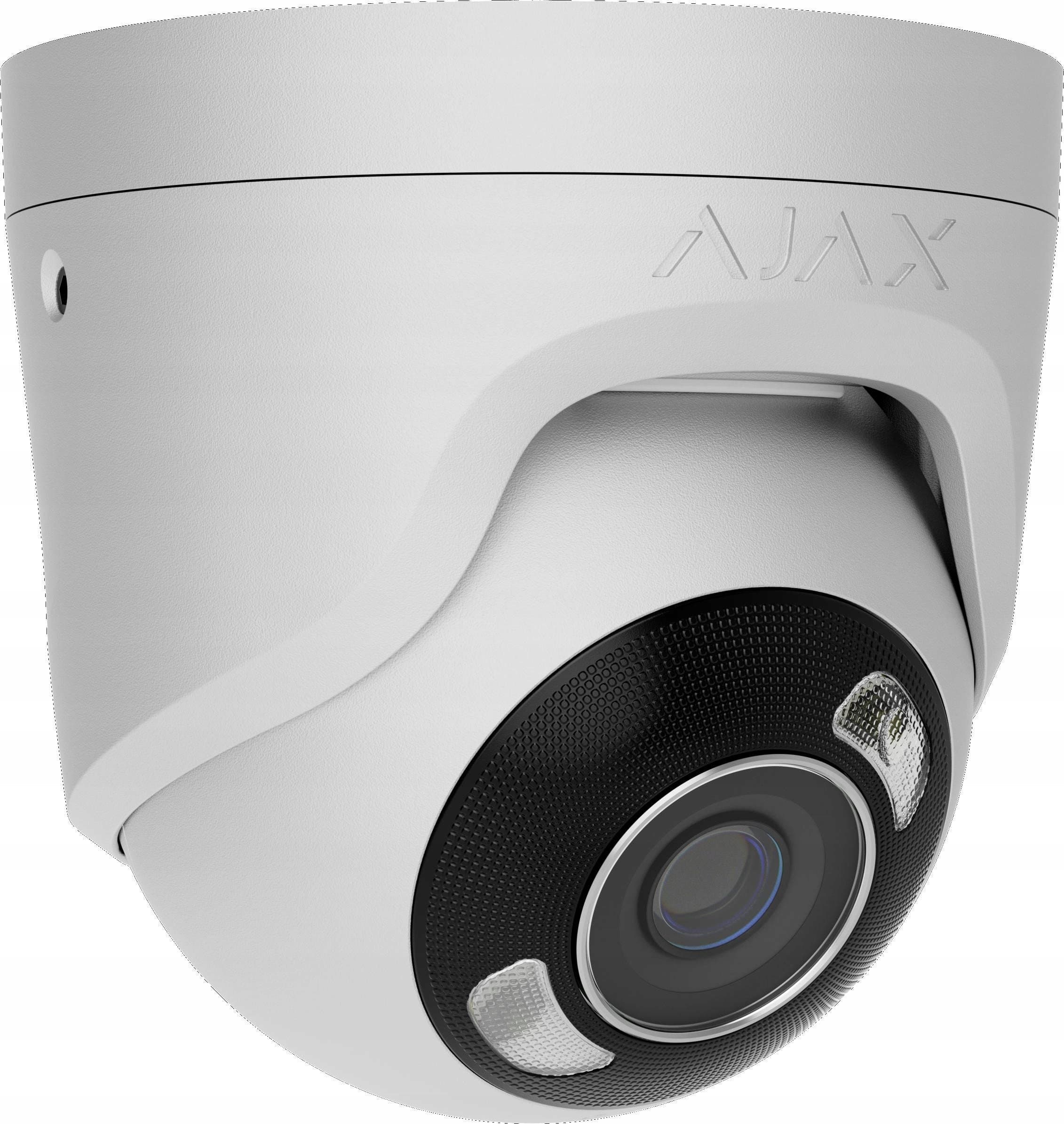 Kamerë IP Ajax TurretCam HL, 8MP, lentë 4mm, e bardhë