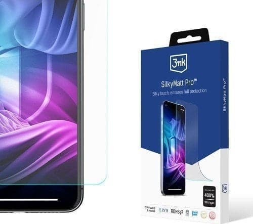Folie mbrojtëse mat 3MK Silky Matt Pro, për iPhone 12 12 Pro, transparente
