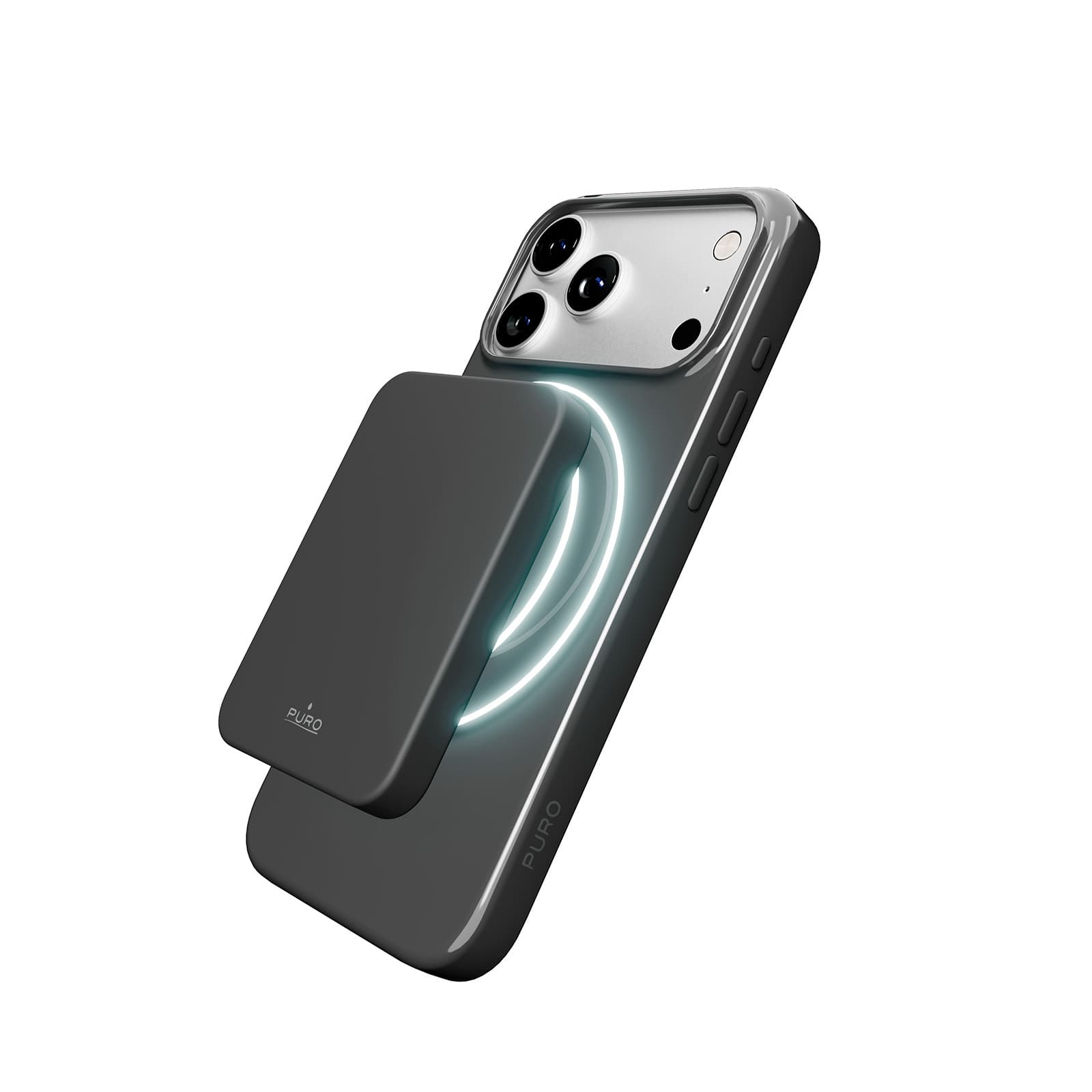 Mbrojtëse telefoni Puro Pulse për iPhone 17 Pro Max, i zi