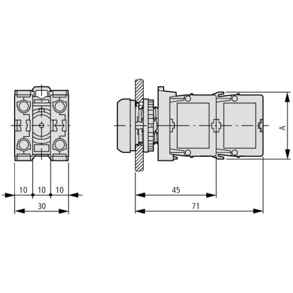 Llambë me LED EATON M22-LED230-G - 216565, e gjelbër