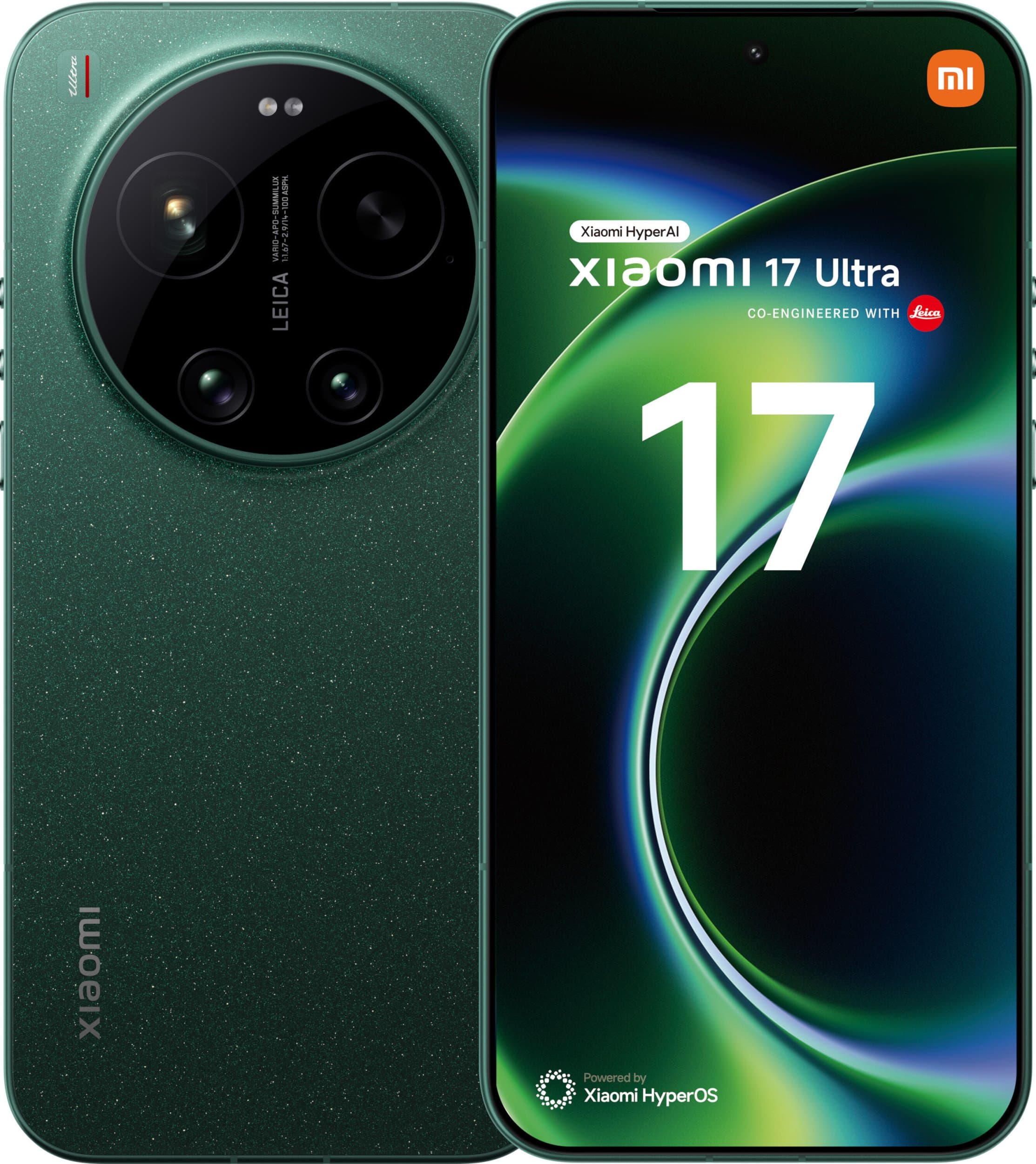 Telefoni Xiaomi 17 Ultra, 512GB, 16GB RAM, jeshil
