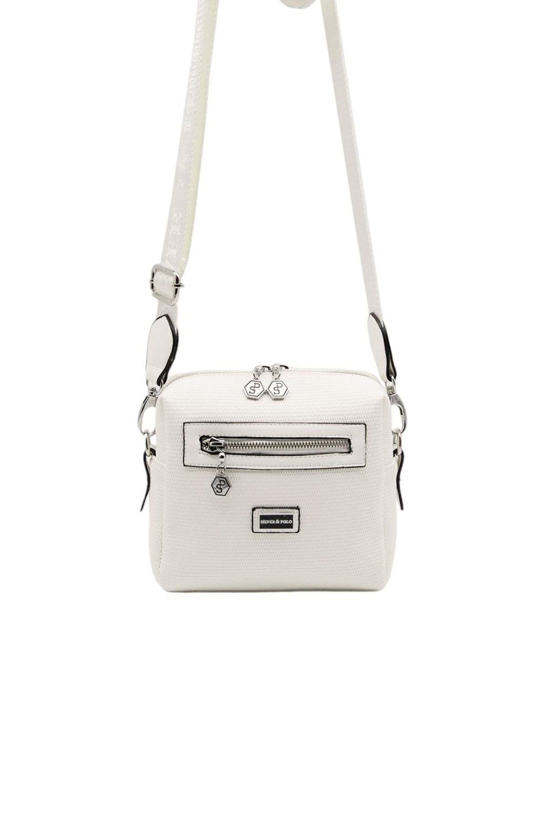Çantë Silver&Polo, e bardhë