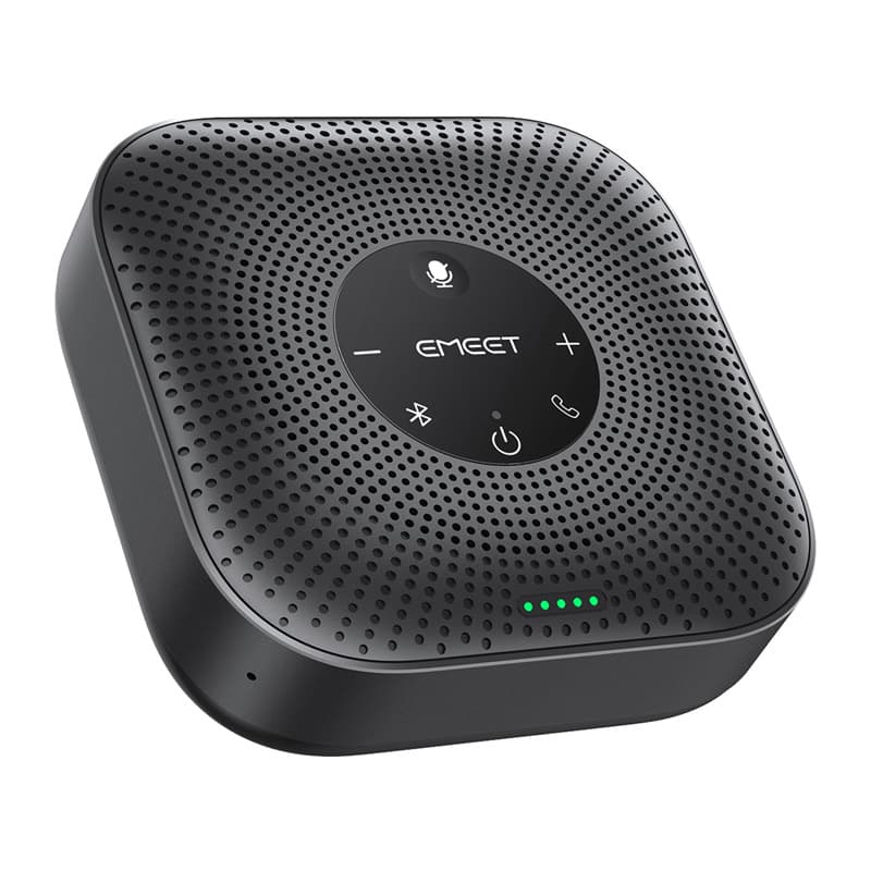 Altoparlant konferencash EMEET M0 Plus, 4 mikrofonë AI 360°, USB C Bluetooth, i zi