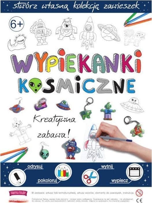 Set kreativ Fun Factory Cosmic Shrink Art, aksesorë dekorativë, për fëmijë dhe të rritur, shumëngjyrësh