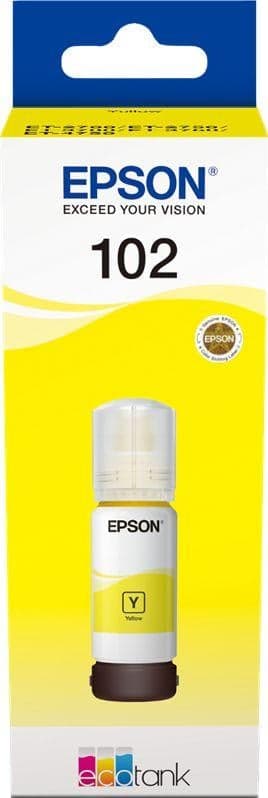 Ngjyrë printeri Epson 102 ECOTANK, e verdhë