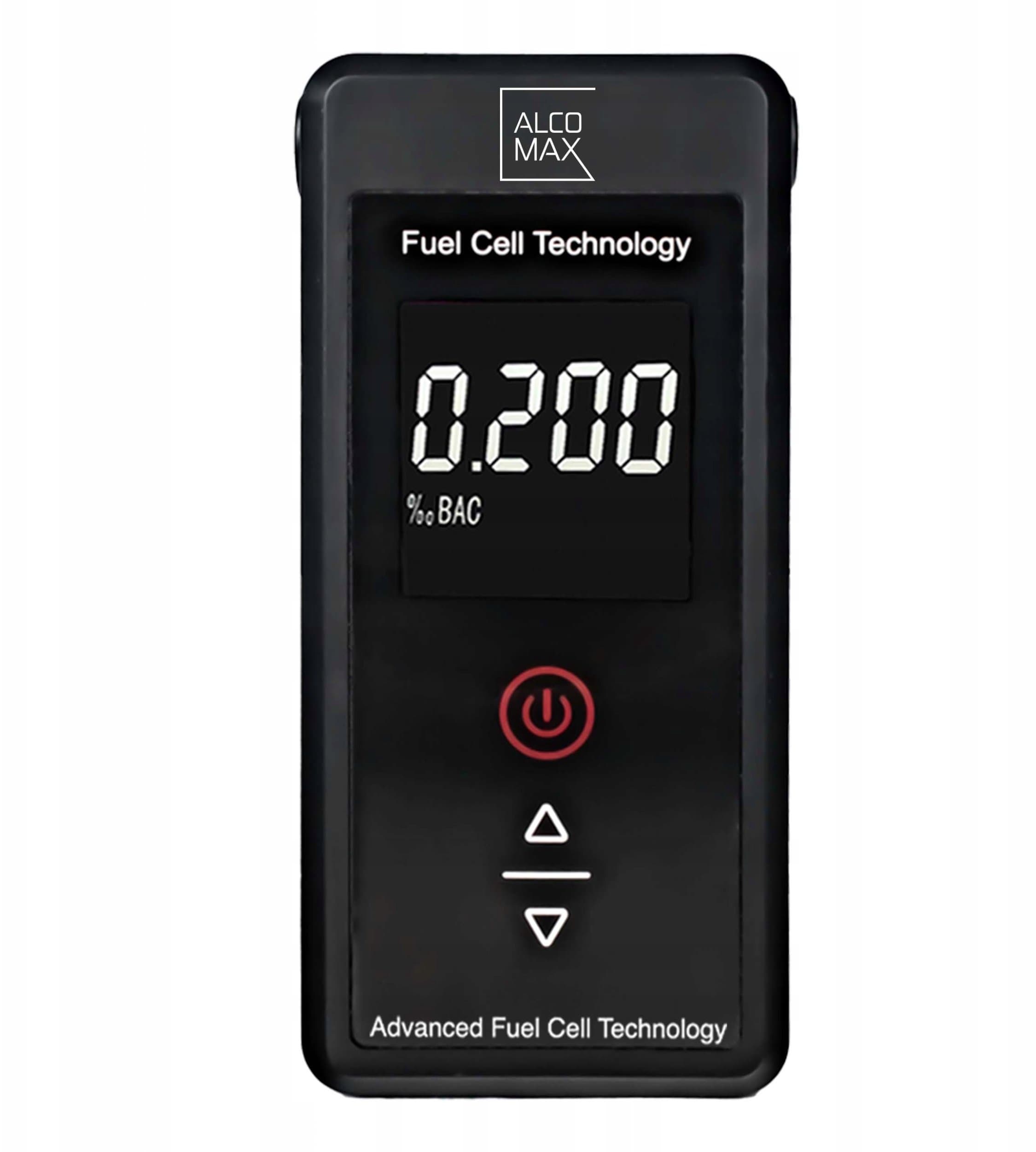 Alkoolmetër profesional Meteo AX7, sensor elektro-kimik, ekran LCD, i zi