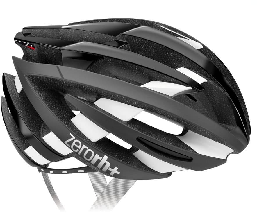 Helmeta për biçikletë ZeroRH+ Zy 03, madhësia L XL, sportive, e zezë