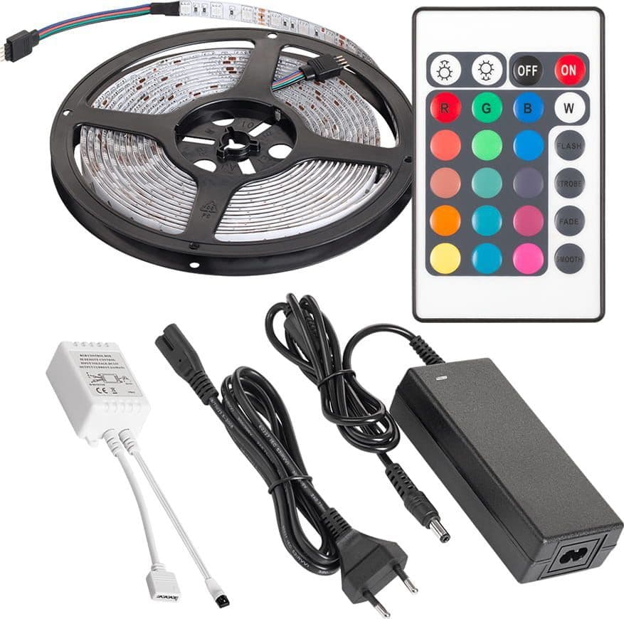 Shirit LED Rebel, 60 copë / m, 14,4 W / m, 12 V, RGB shumëngjyrësh (LED0175-2)