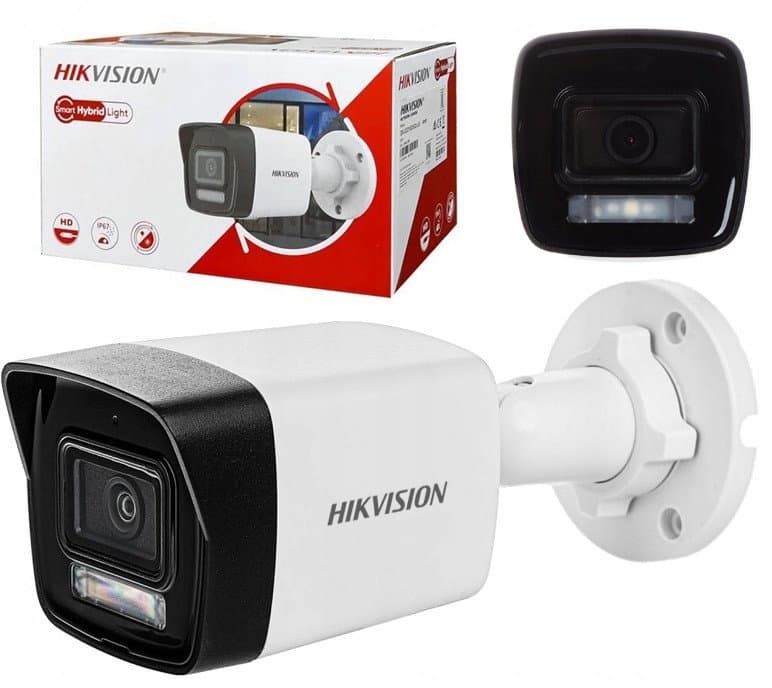Kamerë sigurie Hikvision DS-2CD1061G2-LIU, 6MP, lente 2.8mm, e bardhë