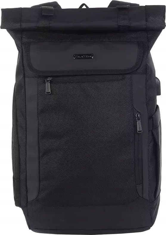 Çantë shpine për laptop Canyon CNS-BPRT7B1, 17.3", me porta USB, e zezë