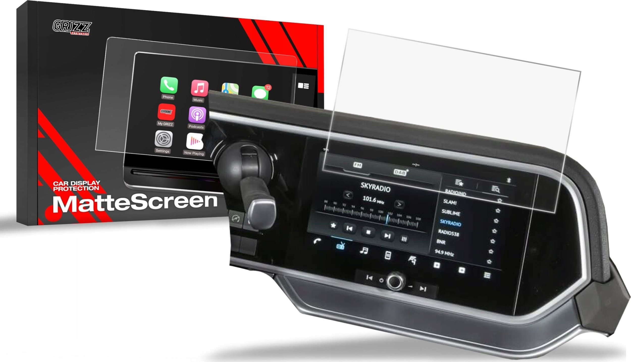 Film mbrojtës ekran GRIZZ MatteScreen për Daf Xb Ngd, anti-fingerprint, mat, transparent