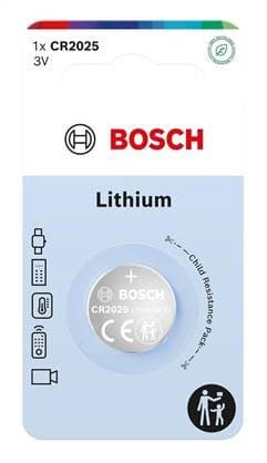 Bateri litium Bosch CR2025, 3V, 1 copë