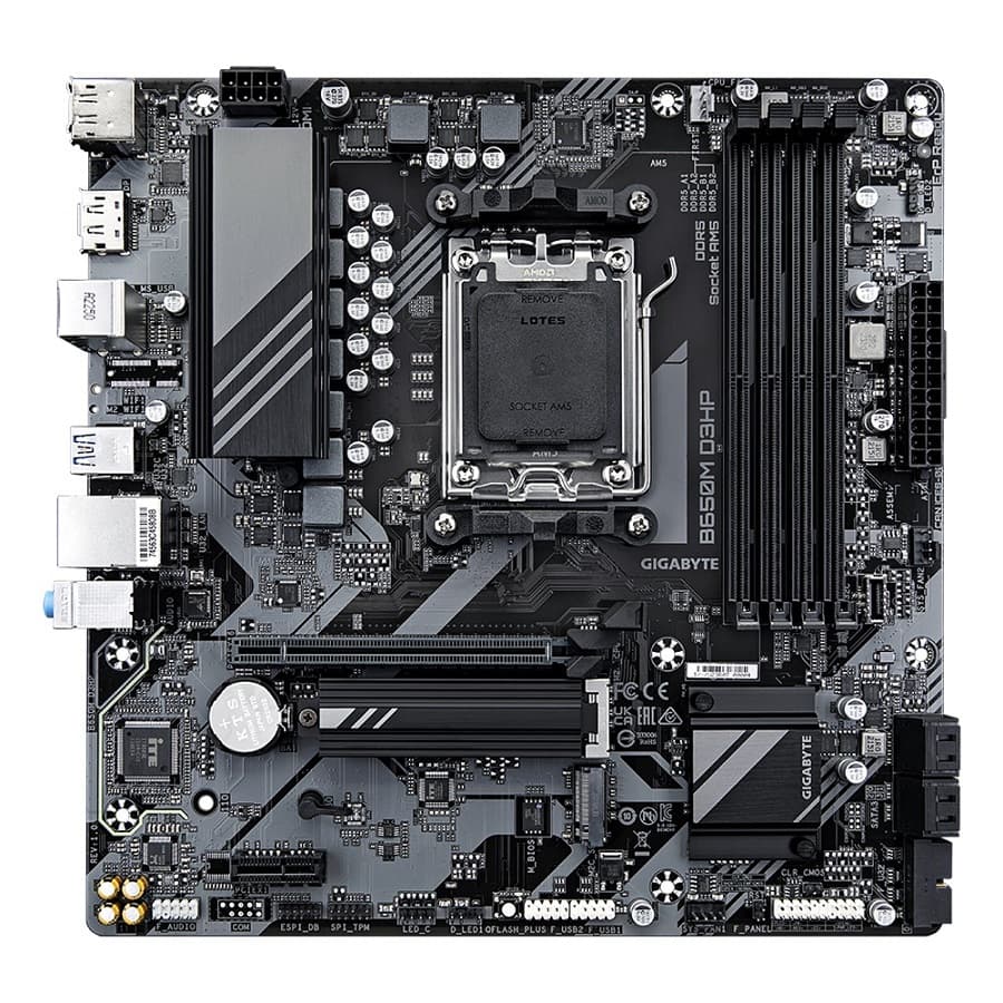 Pllakë amë Gigabyte B650M D3HP (rev. 1.0), Micro-ATX, DDR5, AMD AM5