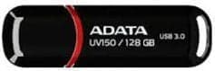 USB ADATA DashDrive Value, UV150, 128GB, e zezë