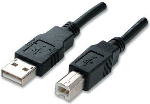 Kabllo USB Delock USB-A - USB-B, 1.8 m, e zezë (93596)