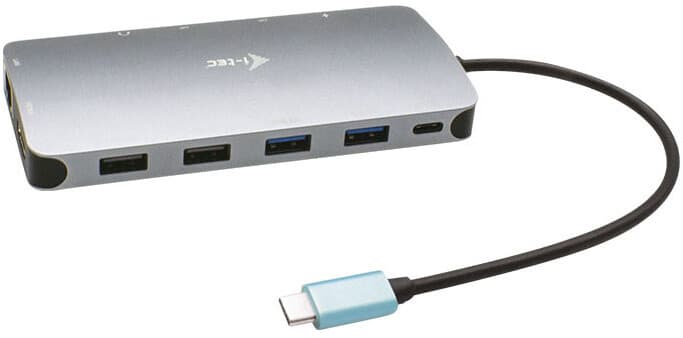 Stacion docking i-tec, USB-C Metal Nano, 2xDP, HDMI, PD, 100W