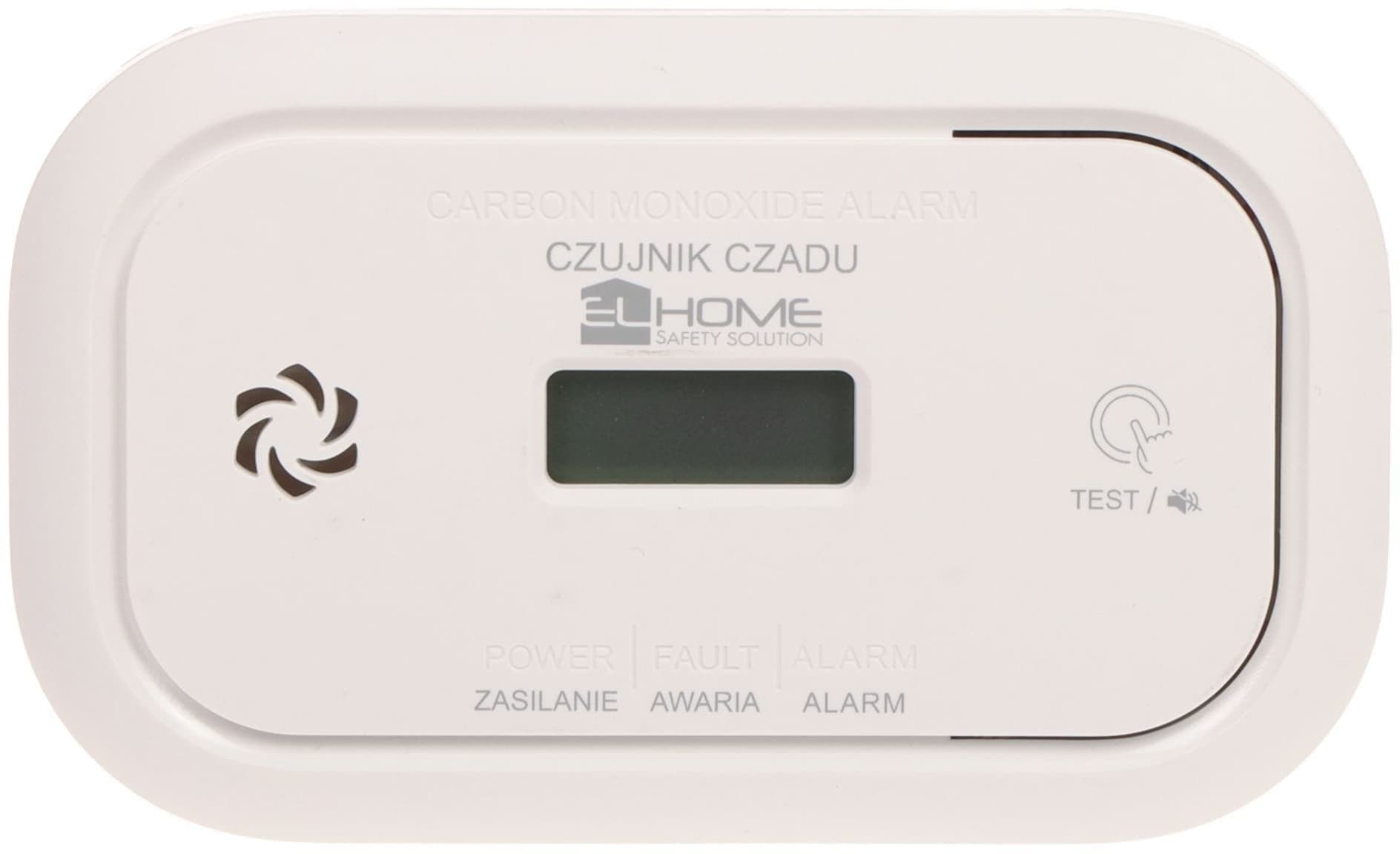 Detektor monoksidi karboni EL HOME CD-17A2v2300/B, me alarm zanor, i bardhë