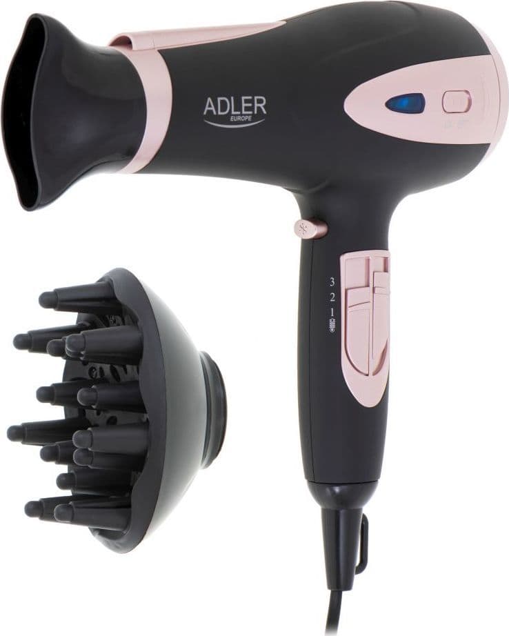 Tharëse flokësh Adler AD 2248B, 2400W, e zezë