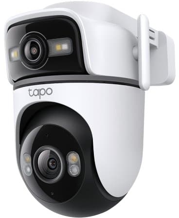 Kamerë sigurie pa tela TP-Link Tapo TC47, 2K Dual Lens, Wi-Fi 2.4GHz, e bardhë