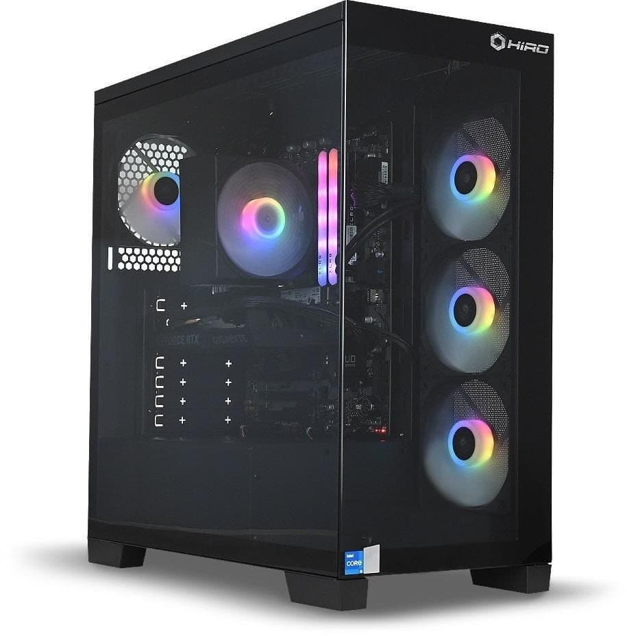 Kompjuter desktop HIRO Aurora ZKG U55060 01A, Intel Ultra 5 225F, RTX 5060 8GB, 16GB RAM, 1TB SSD