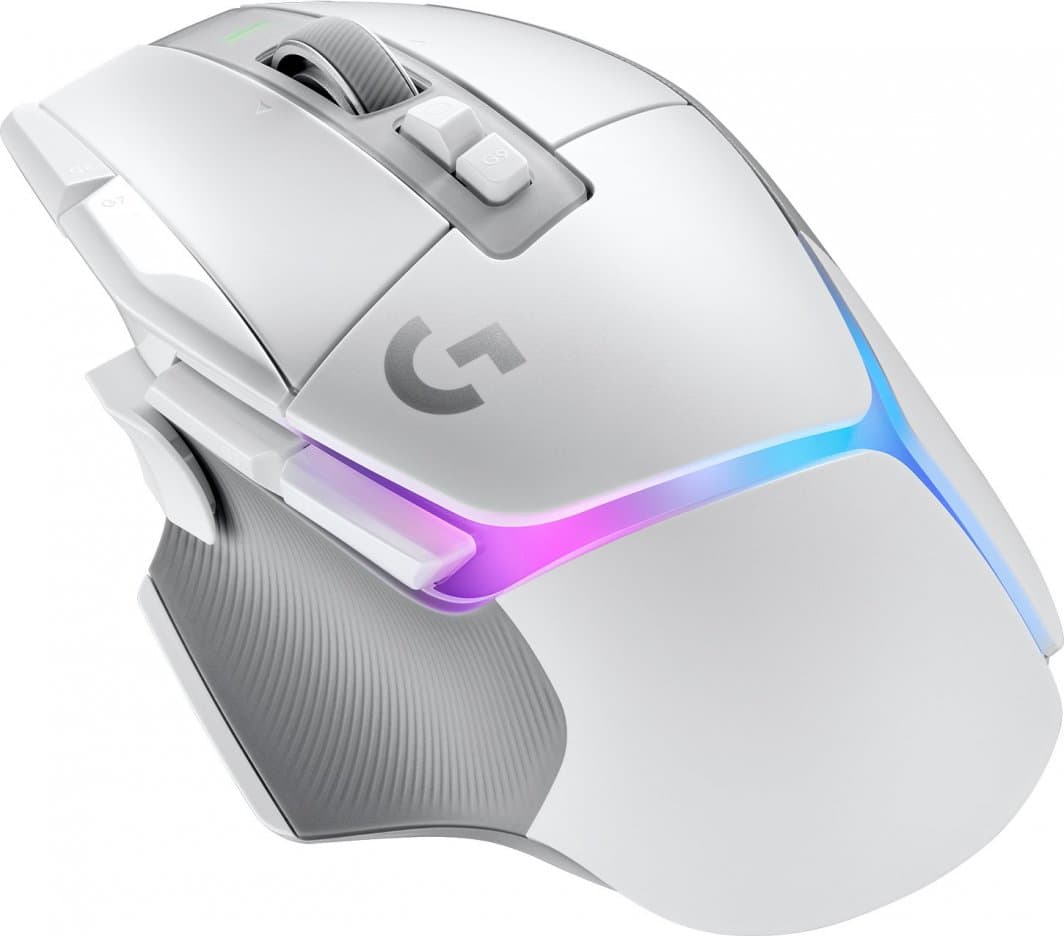 Maus Logitech G502 X Plus, i bardhë