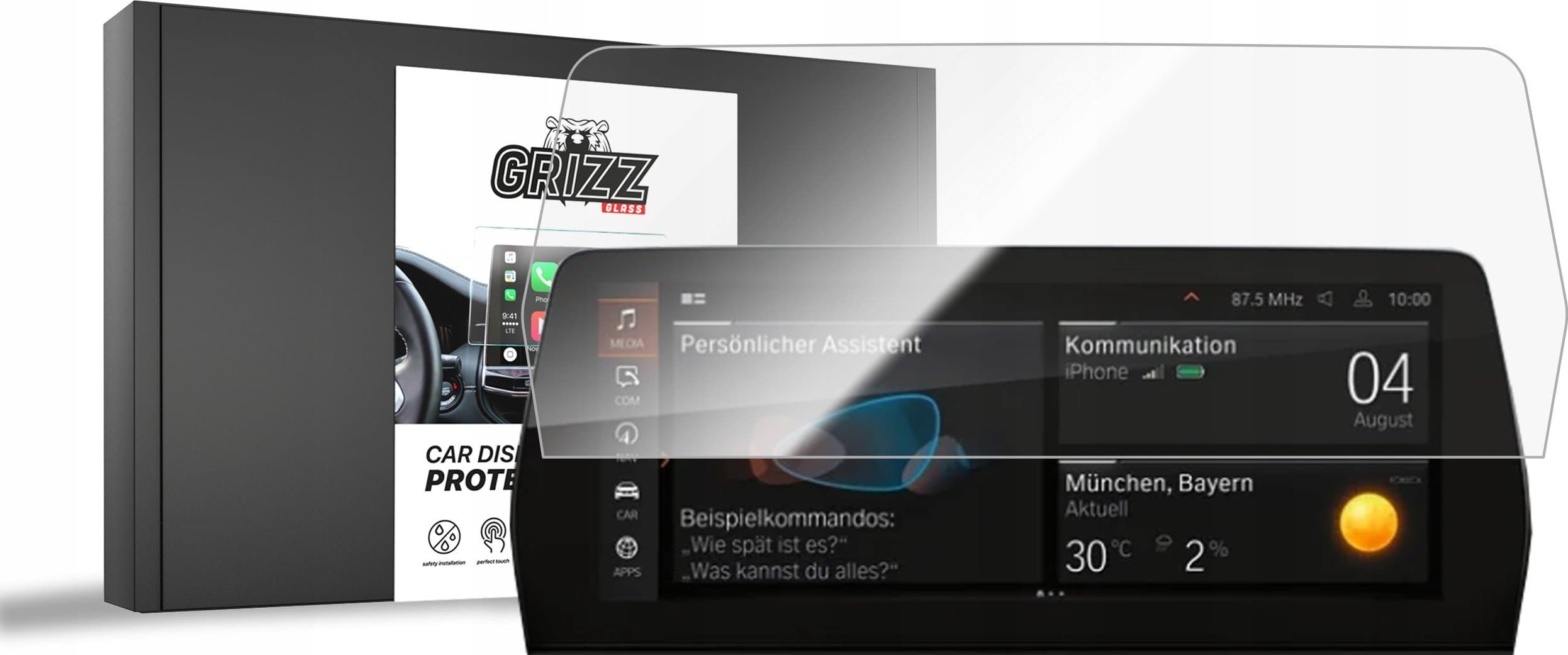 Mbrojtëse ekrani GRIZZ Ceramic Film për BMW 8 Cabrio G14, 2022-2025, transparente