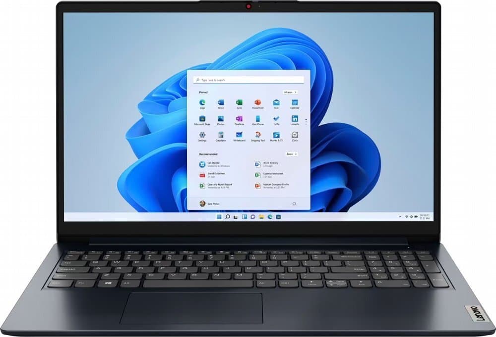 Laptop Lenovo IdeaPad 1 15AMD, Ryzen 5, 8GB RAM, 256GB SSD, blu i errët