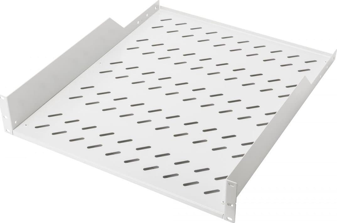 Raft fiks për kabinet 19" LevelOne Equip EZFS-19-2-80-G, 2U, 800mm, gri