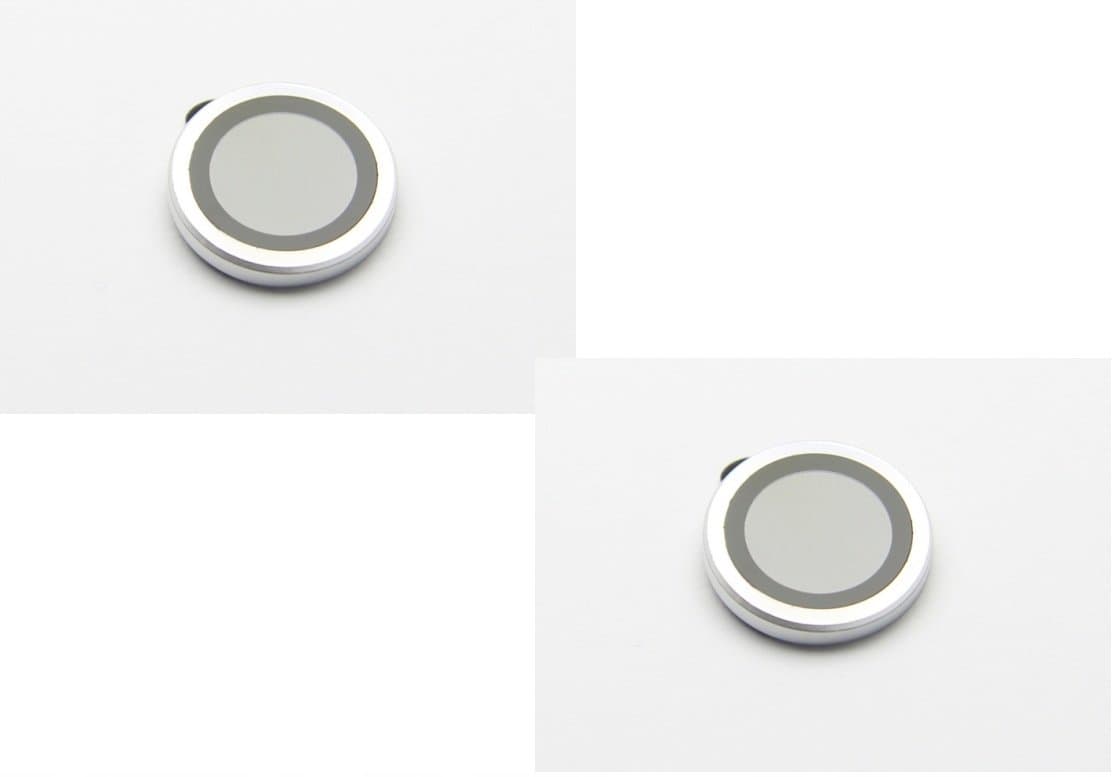Xham lente kamere OEM për iPhone 16 Pro 16 Pro Max, set 3 copë, silver
