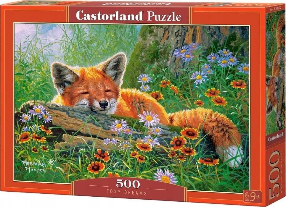 Puzzle Castorland Foxy Dreams, 500 pjesë, me dhelpra, shumëngjyrësh