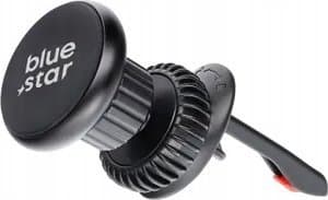 Mbajtëse magnetike për veturë Blue Star Smart Lock Round, për grilat e ajrit, rrotullim 360°, e zezë