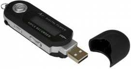 Luajtës për MP3 Art 8GB, i zi