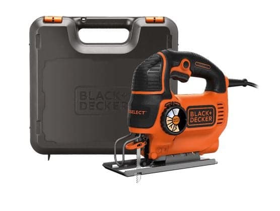 Sharrë elektrike Black&Decker KS801SEK, 550W, me kabllo, portokalli e zezë