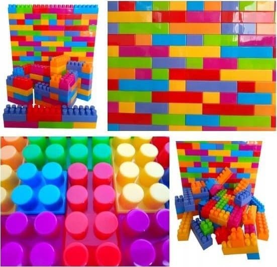 Set lodrash ndërtimi Premium Blocks, 100 pjesë, shumëngjyrëshe