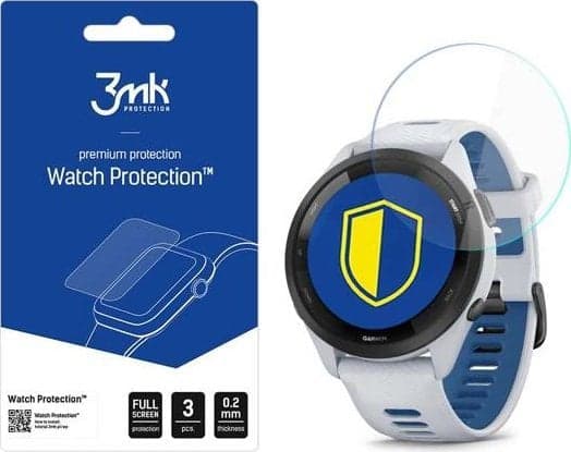 Fole mbrojtëse ekrani 3MK ARC Garmin Forerunner 265, fullscreen, transparente