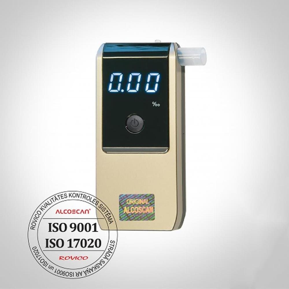 Alkoolmetër Alcoscan Desire X, sensor elektro-kimik, ekran dixhital, ngjyrë ari