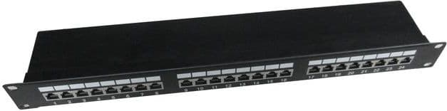 Patch panel Gembird, 19", 1U 24x RJ-45, cat.5E (NPP-C524-002)