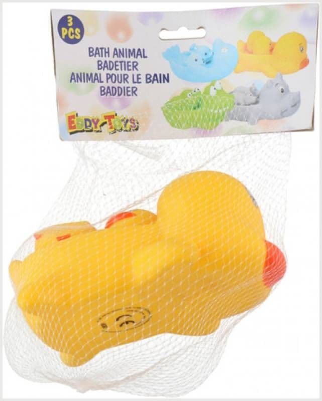 Set lodrash banje Eddy Toys Duck, 3 copë, shumëngjyrëshe