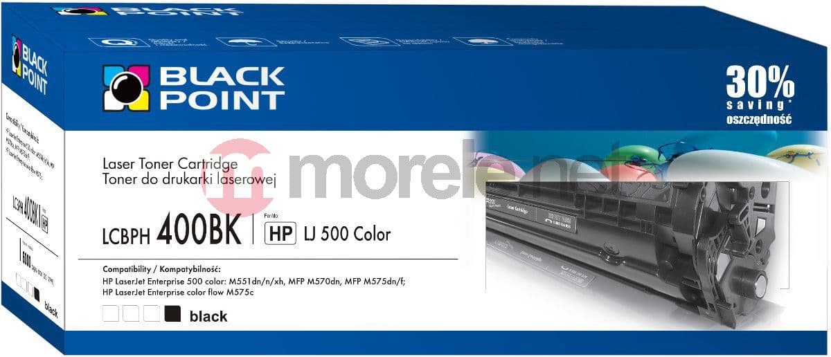 Toner për printer Black Point, i zi