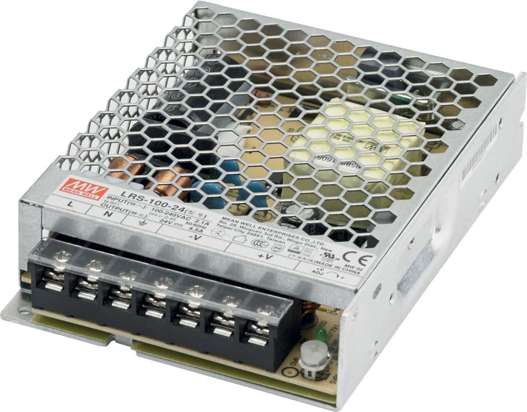 Furnizues elektrik Mean Well 24V 4,5A 108W (LRS-100-24)